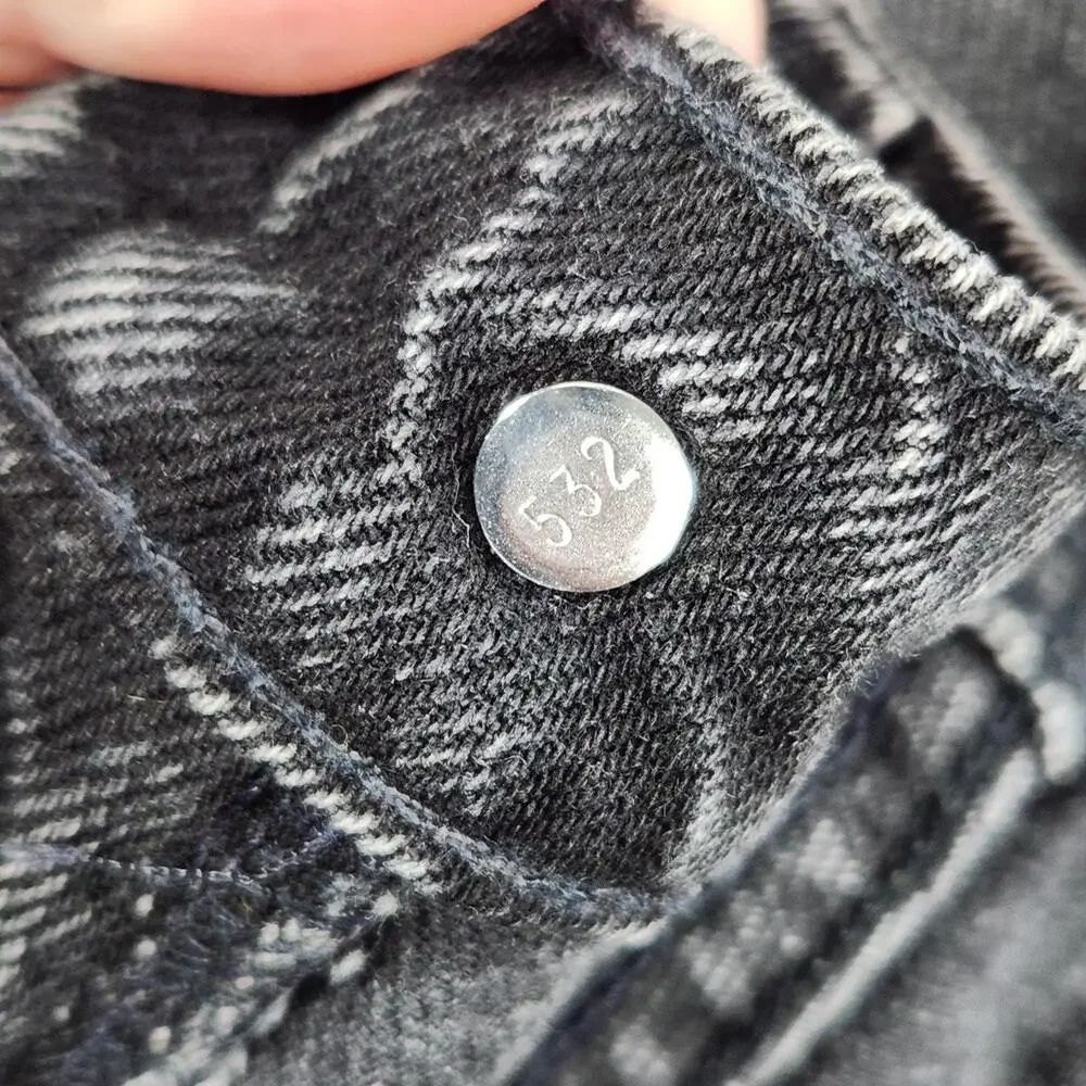 Vintage 80s Levis 550 Jeans Mens Fits 31x32 Black Faded Relaxed Tapered Made USA